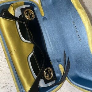 Gucci Black/Gold Sunglasses